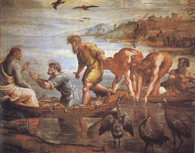 RAFFAELLO Sanzio Miraculous Fisherman oil painting image